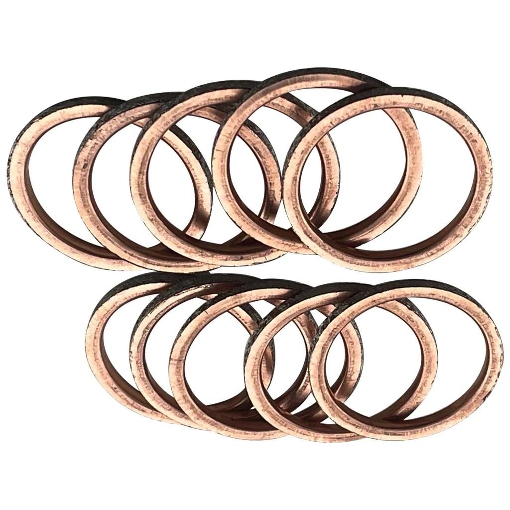 Motorcycle Exhaust Pipe Gasket For Yamaha WR450F YZ450F 2022 2023 XT1200 Super Tenere 10-18 YXZ1000R 16-21