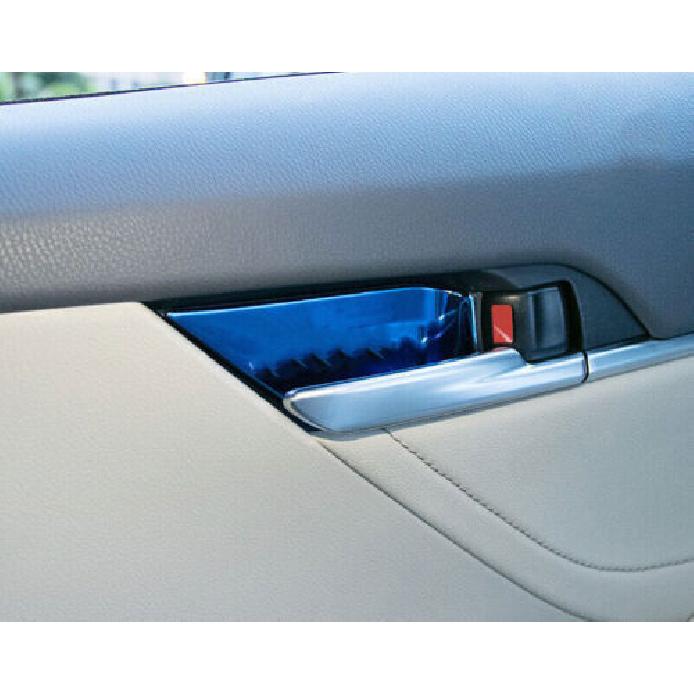 Blue Steel Interior Triangle Cover Trim For Toyota Camry Door Bowl 2018-
