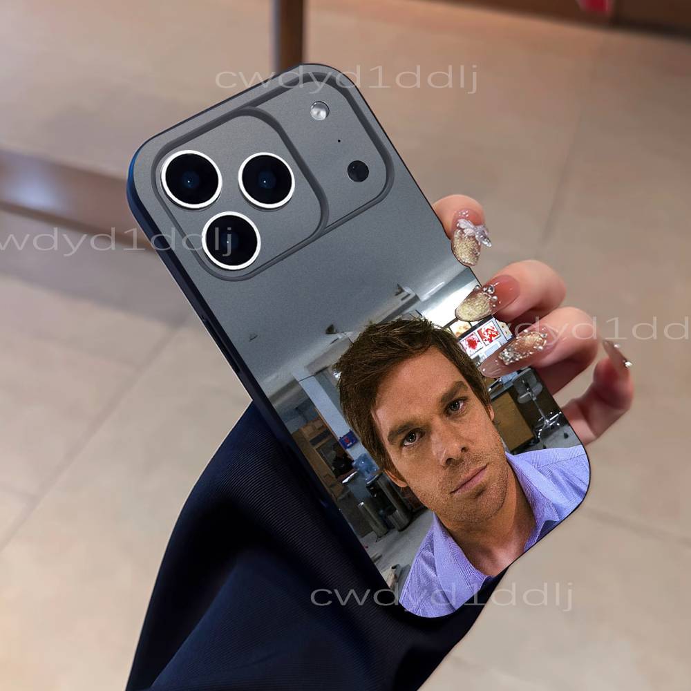 D-Dexter Morgan Phone Case For iPhone 17,16,15,11,12,14,13 Pro Max Mini XS,XR,7 Plus 16E Air Shockproof Soft Cover