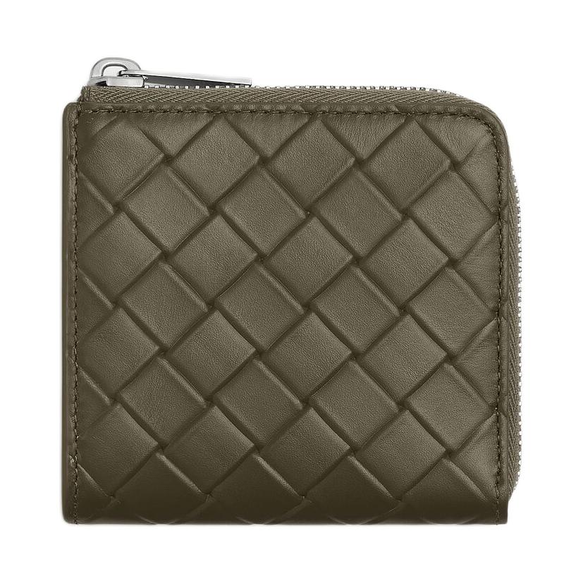 

Bottega Veneta Intrecciato Embossed Pattern Design Zipper Wallet Men Wallet Pine 817741V0AQ13227 Box(Basic Set+Box)