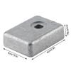 Anode de Bateau Bloc d'Anode de Transmission Anode en Alliage d'Aluminium Bloc d'Anode Anode Hors-Bord Moteur Hors-Bord
