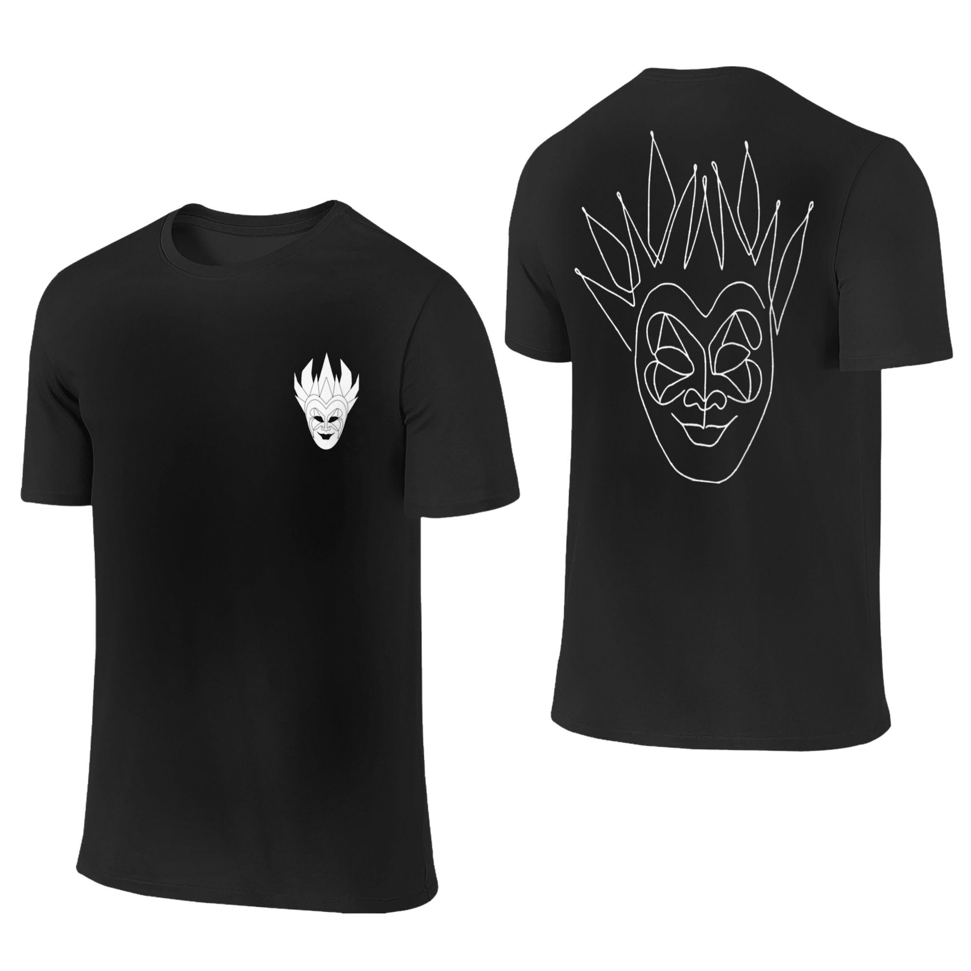 BenberFashion Nieuwigheid Boris Brejcha Fckng Serious T-shirts Mannen Vrouwen Ronde Hals 100% Katoen T-shirt DJ Muziek Tour Tee 2-zijdig Grote Maten Kleding M