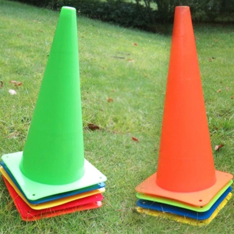 Football & Basketball Training Cones - PE Material, Roadblock & Obstacle Dribbling Equipment