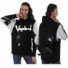 Vagabond Miyamoto Musashi Unisex Patchwork Fleece Hoodie for Autumn/Winter