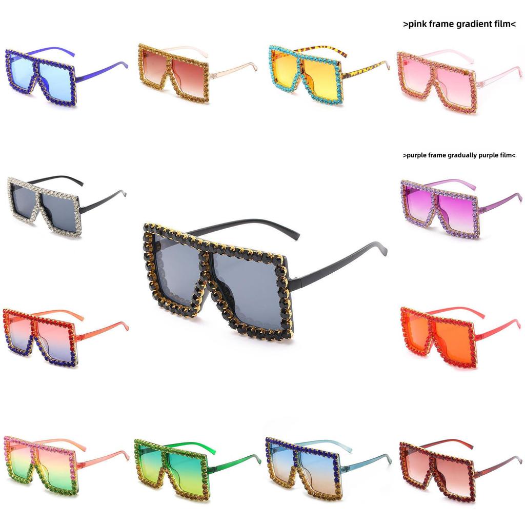 Fashion Oversized Sunglasses With Uv400 Protection For Summer Outdoor Wear