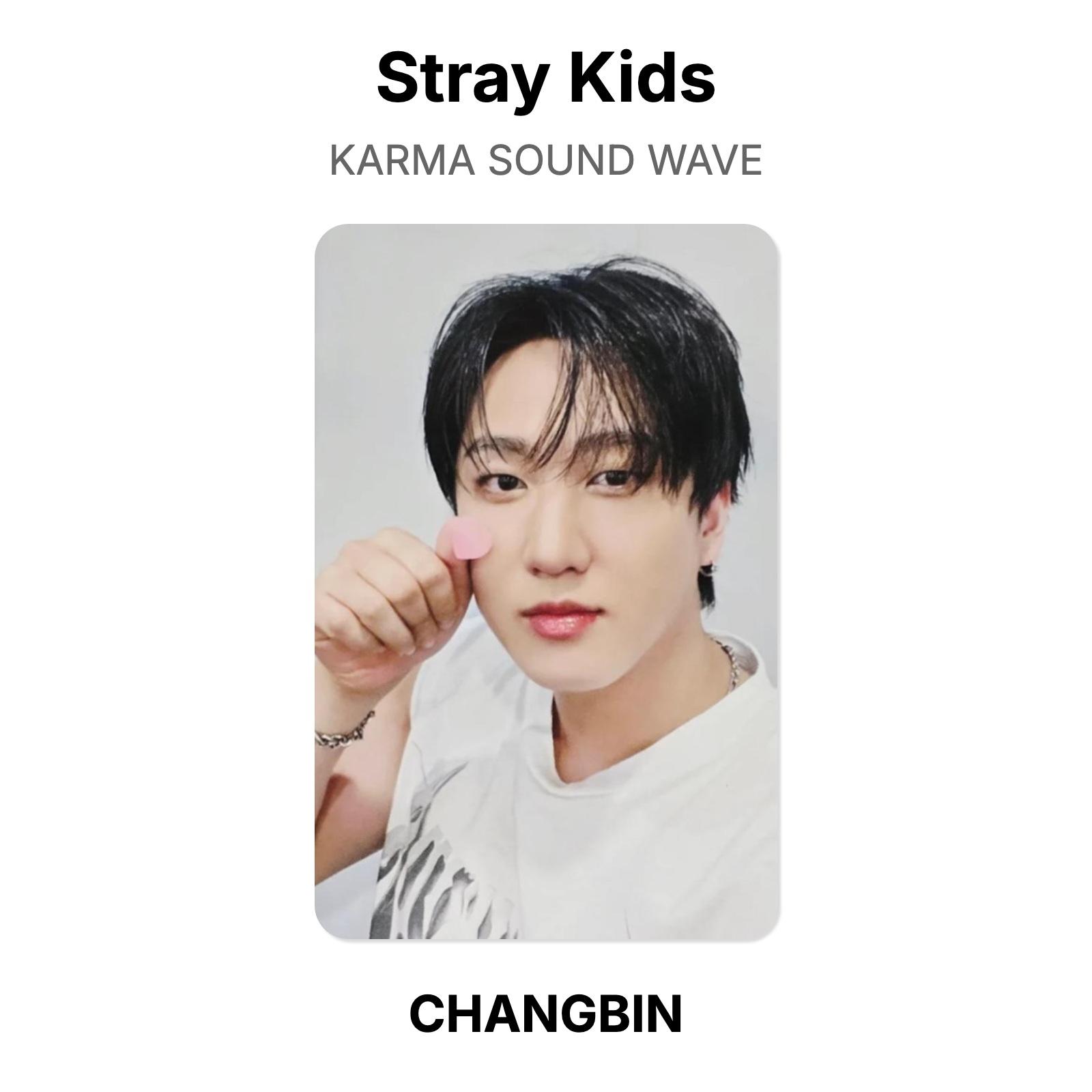 Stray Kids KARMA SOUND WAVE Официальная фотокарточка CHANGBIN