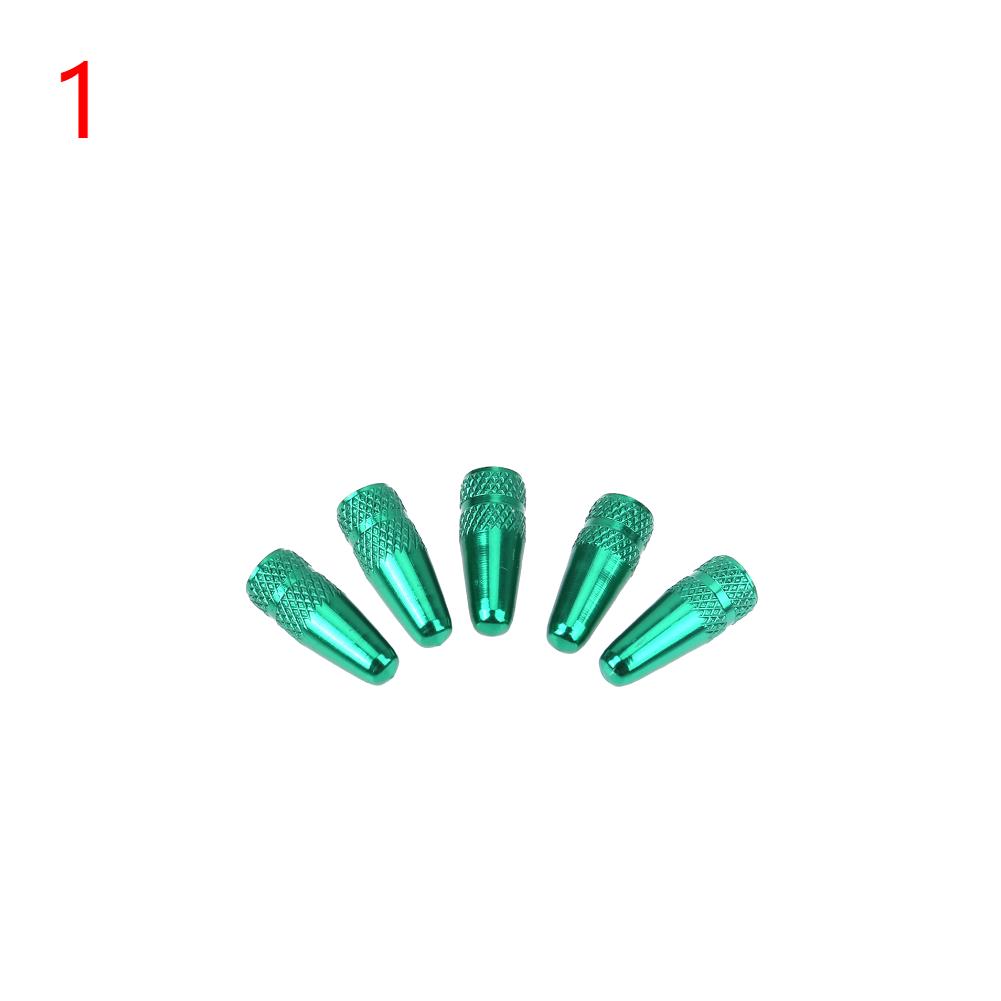 5/10PCS Bicycle Tire Valve Cap Aluminum High Pressure Caps for Presta Valves Rainbow Color Bike Tyre Hat MTB Bike Accessories
