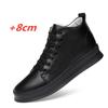 Elevator Men Sneakers Height Increase Shoes for Men Casual Insole 8cm White Black Taller Shoes Male Leisure Sports Plus Size