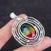 Faceted Multi Tourmaline Pendant Top Quality Gemstone Pendant Handmade Jewelry 925 Sterling Silver Pendant Brand New Pendant Gifts For Women