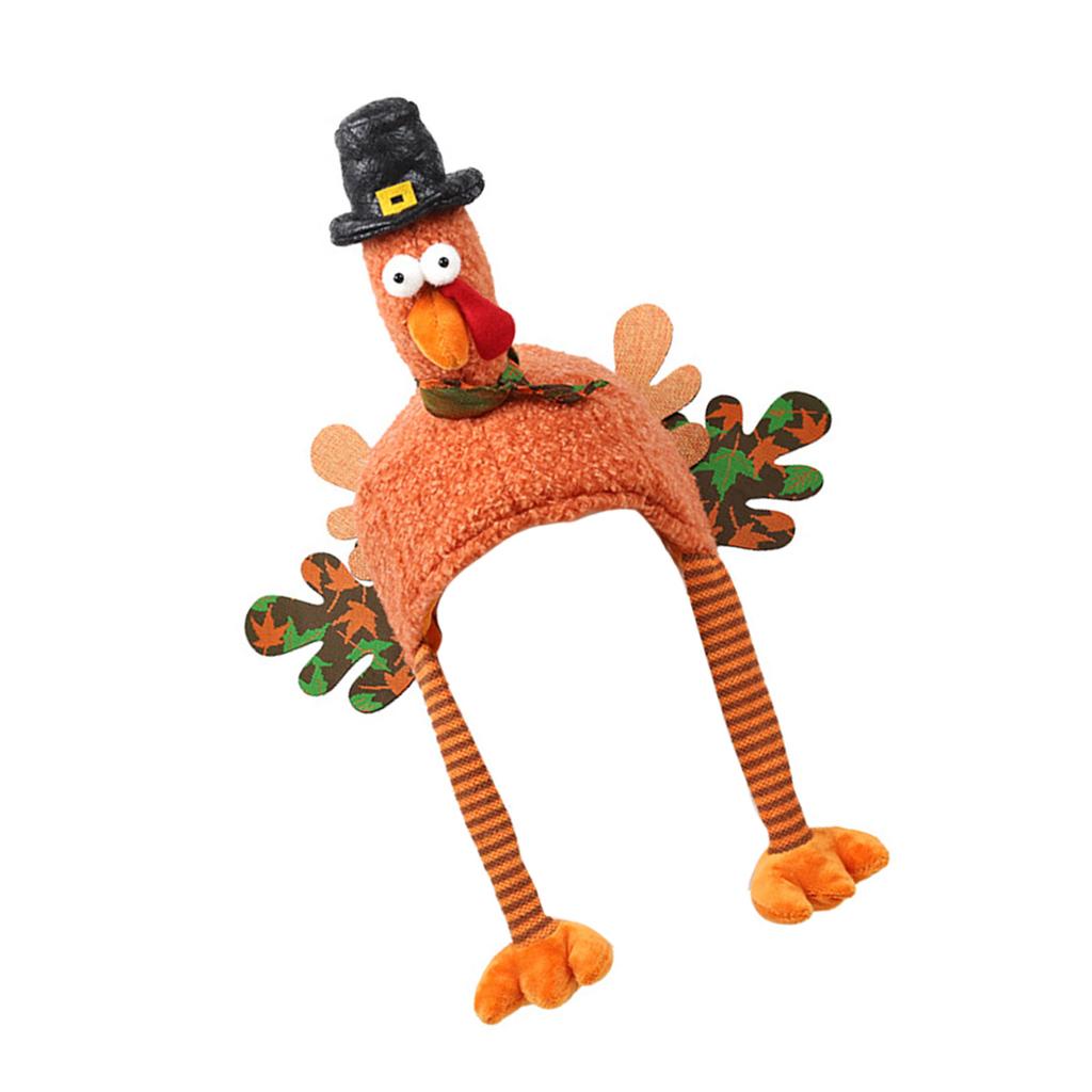 Laugh Inducing Turkey Christmas Hat Individualized Turkey Hat Ornament For Christmas And Thanksgiving Party Dress