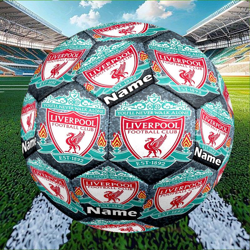Custom Name Personalized Liverpool F.C-A Print Size 5 Soccer Ball Training & Match Football, for Team, Kicking, Gift for Football Enthusiasts
