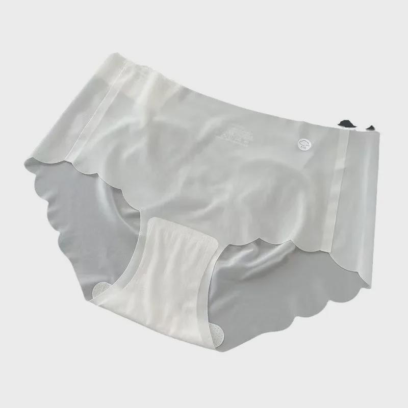 Schnelltrocknende Seamless-Unterwäsche für Damen aus Eis-Seide: Ultradünn, Nude, 3D Pfirsich-Hüft-Passform für Sommer-Fitness & Yoga