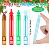 12-36Pcs Christmas Bubble Wand Tube Empty Soap Bottle (Liquid Not Included) Christmas Party Home Decoration New Year Kids Gifts