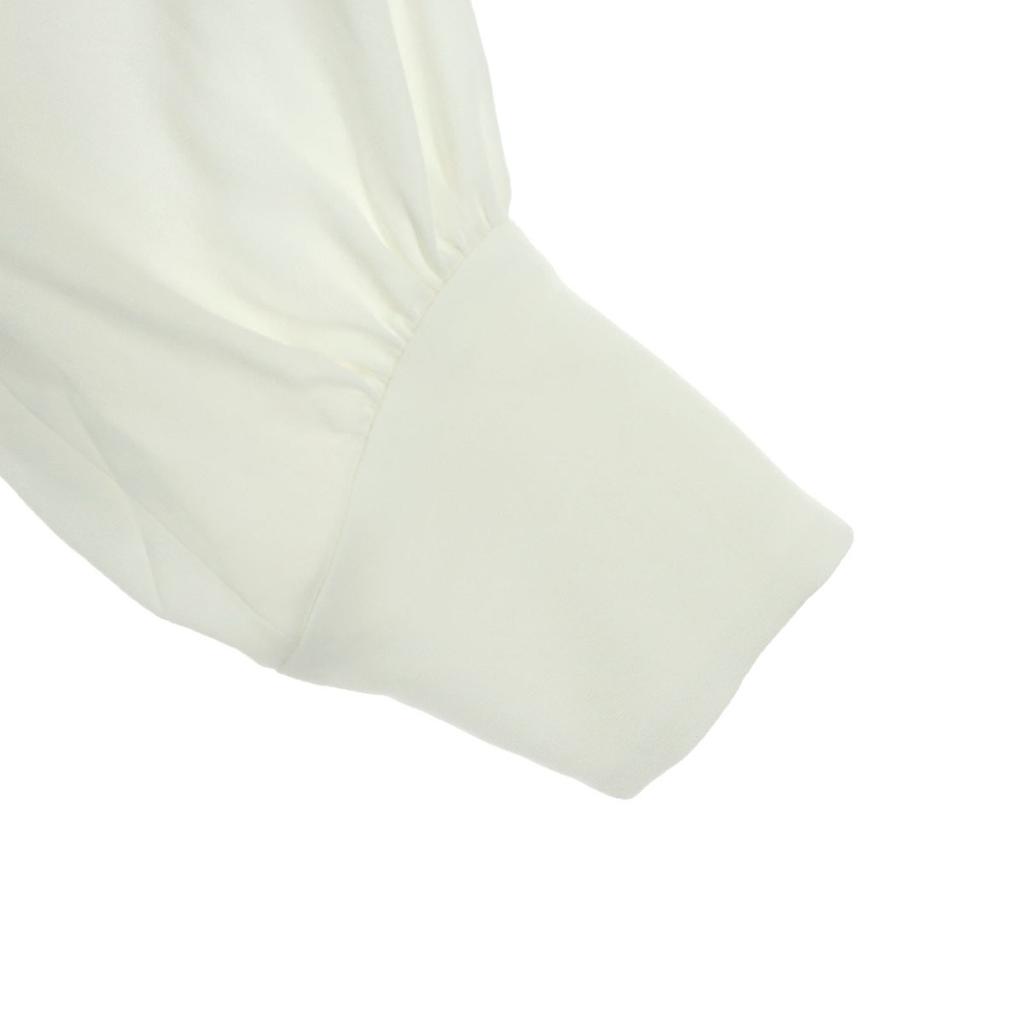 VERMEIL Par Iena Made In Japan Long Sleeve Back Satin Cape Blouse F White Women Used