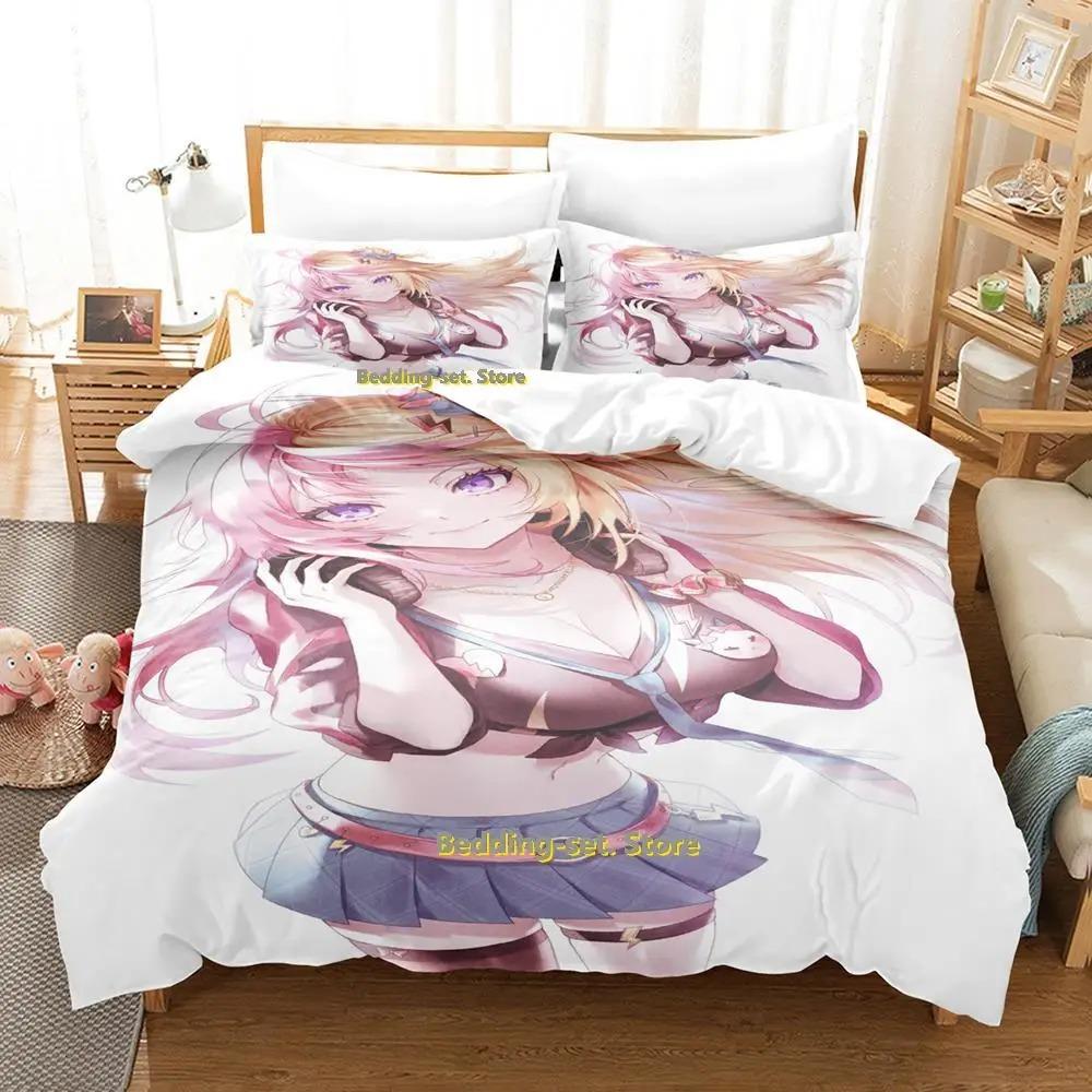 Kotoko Torahime Bedding Set Single Twin Full Queen King Size Bed Set Adult Kid Bedroom Duvetcover Sets Anime parure de lit Bed