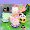Plush Keychain With Lotus Cartoon Animals For Gift And Decoration