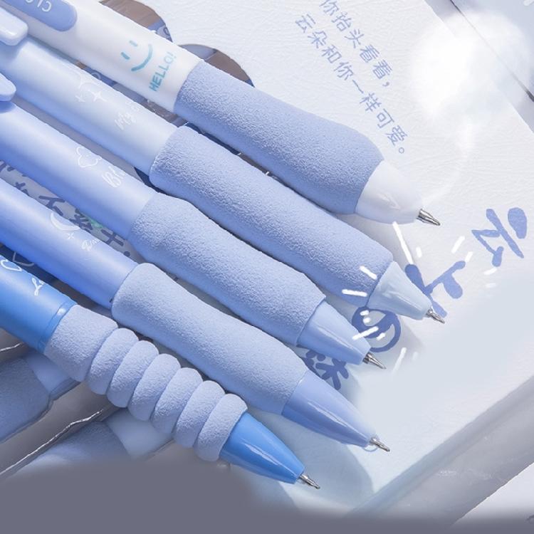 Ergonomic Grip Gel Pen 0.5mm, Student Writing Pen for Boy Girl Writing Drawing