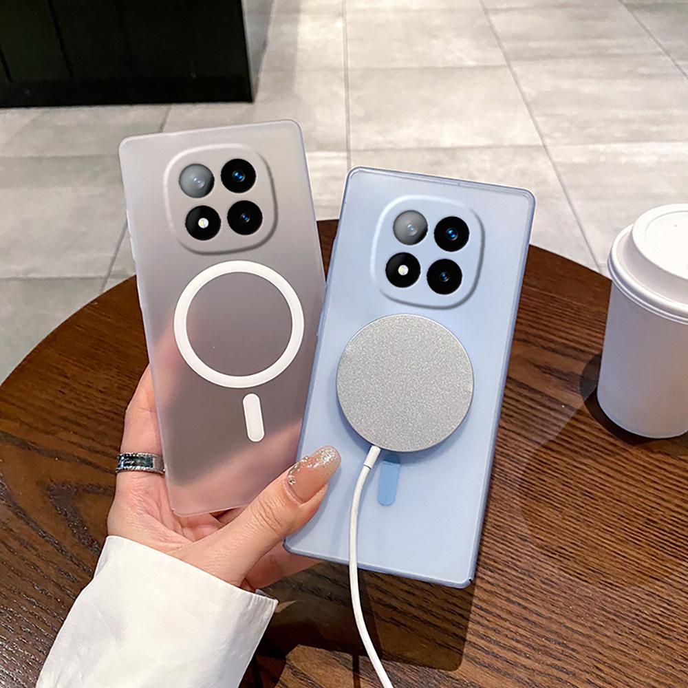 For Xiaomi Redmi Note 14 Pro+ 5G Case Compatible with MagSafe Precise Cutouts Matte PC Phone Cover