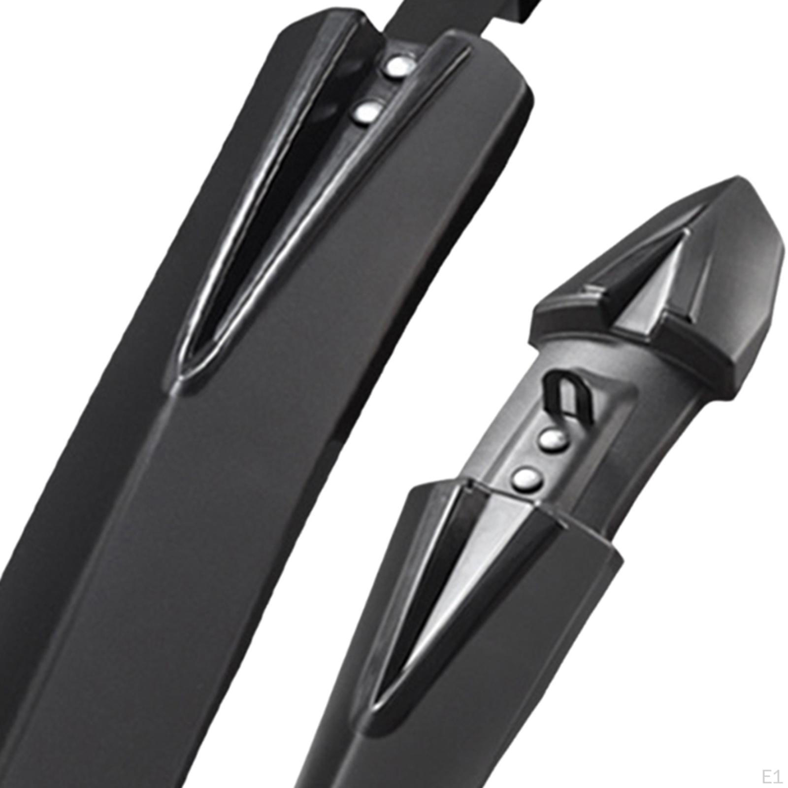 Переднее и заднее велосипедное крыло. Велосипедные крылья. Регулируемая защита от дождя — фото 3