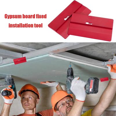6/4/2Pcs Plasterboard Fixing Tools Drywall Fitting Supports Board Room Ceiling Sloped Wall Carpenter Tool Ceiling Positioning To