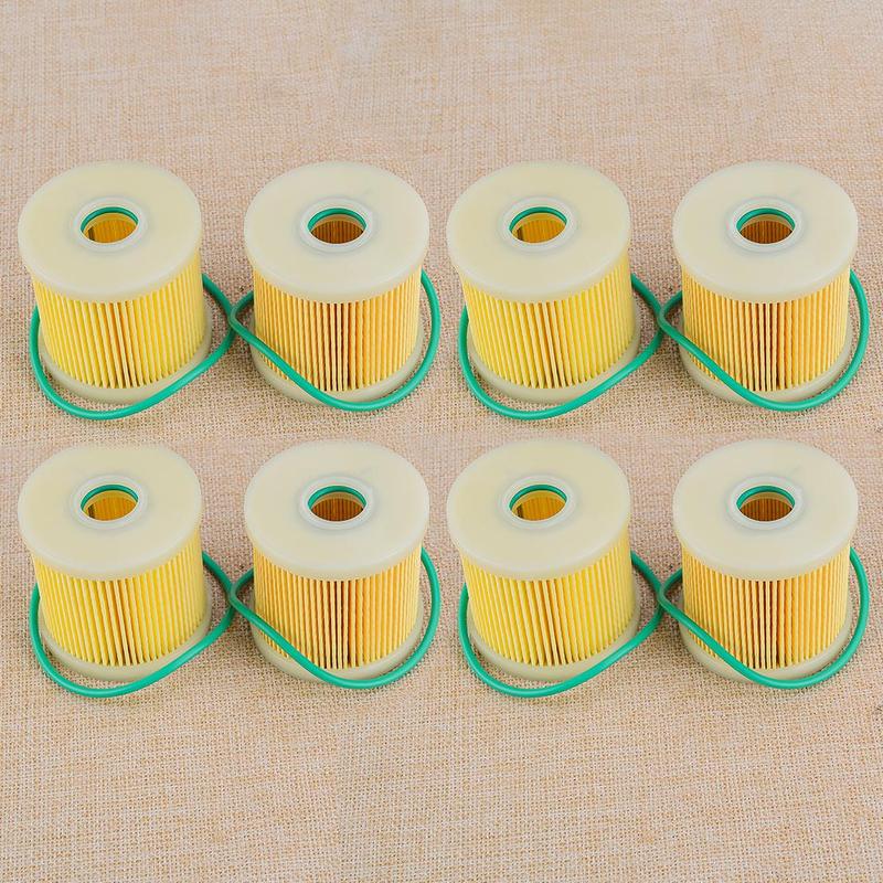 8pcs Water Separating Fuel Filter Element with Washer Fit for Heavy Duty Outboard 90794-46871 90794-46913 90794-46911
