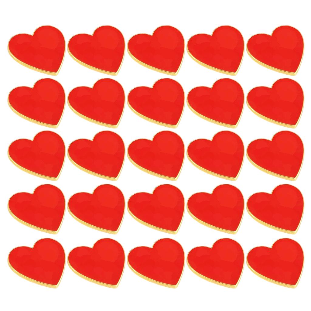 Unique Heart Shaped Brooch For Couples And Friend Crafted From Sturdy Alloy