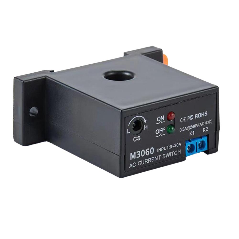 AC Current Sensing Switch 0.2-30A Self-Powered Induction Relay M3050/M3056 With Adjustable Threshold And Safety Isolation