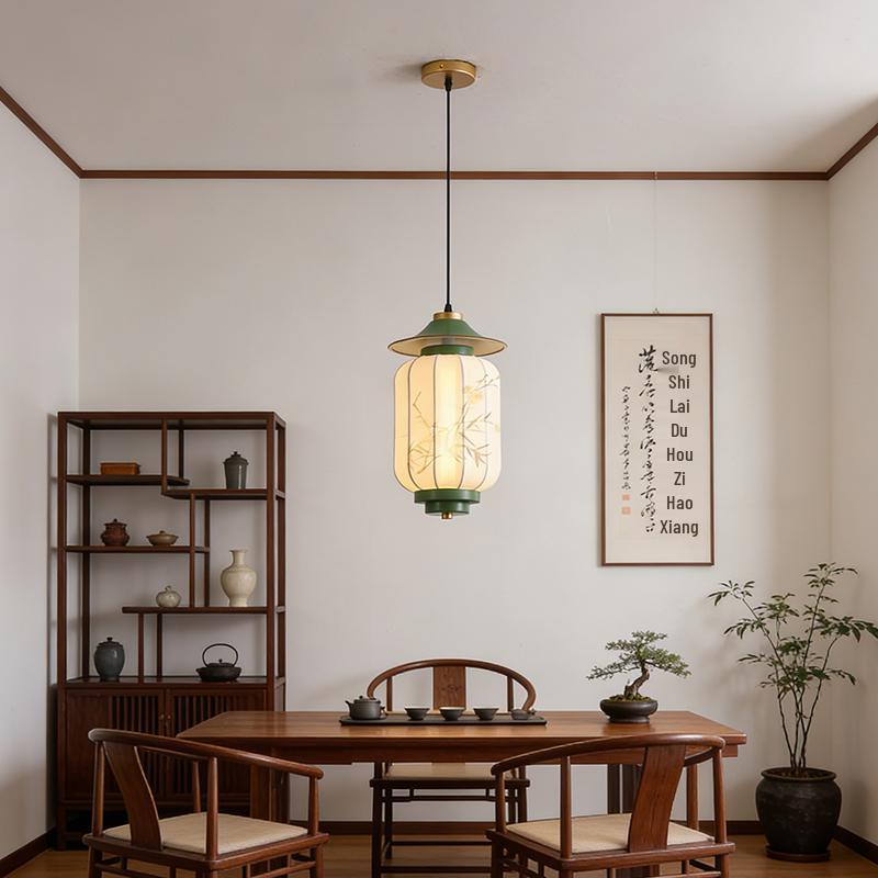 2026 Song Dynasty Aesthetic Pendant Light for Hallways, Dining Tables, and Tea Rooms