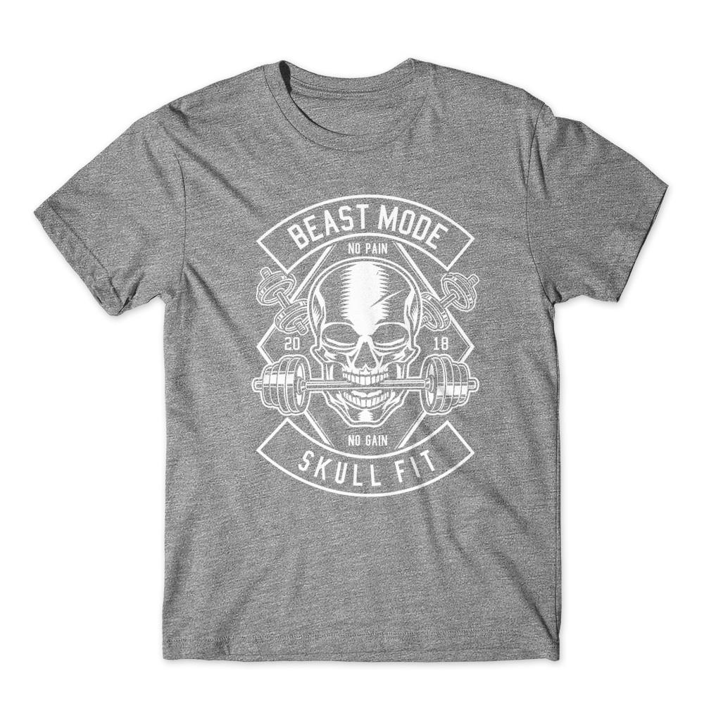 Skull Fit T-Shirt 100% Cotton Premium Tee New S