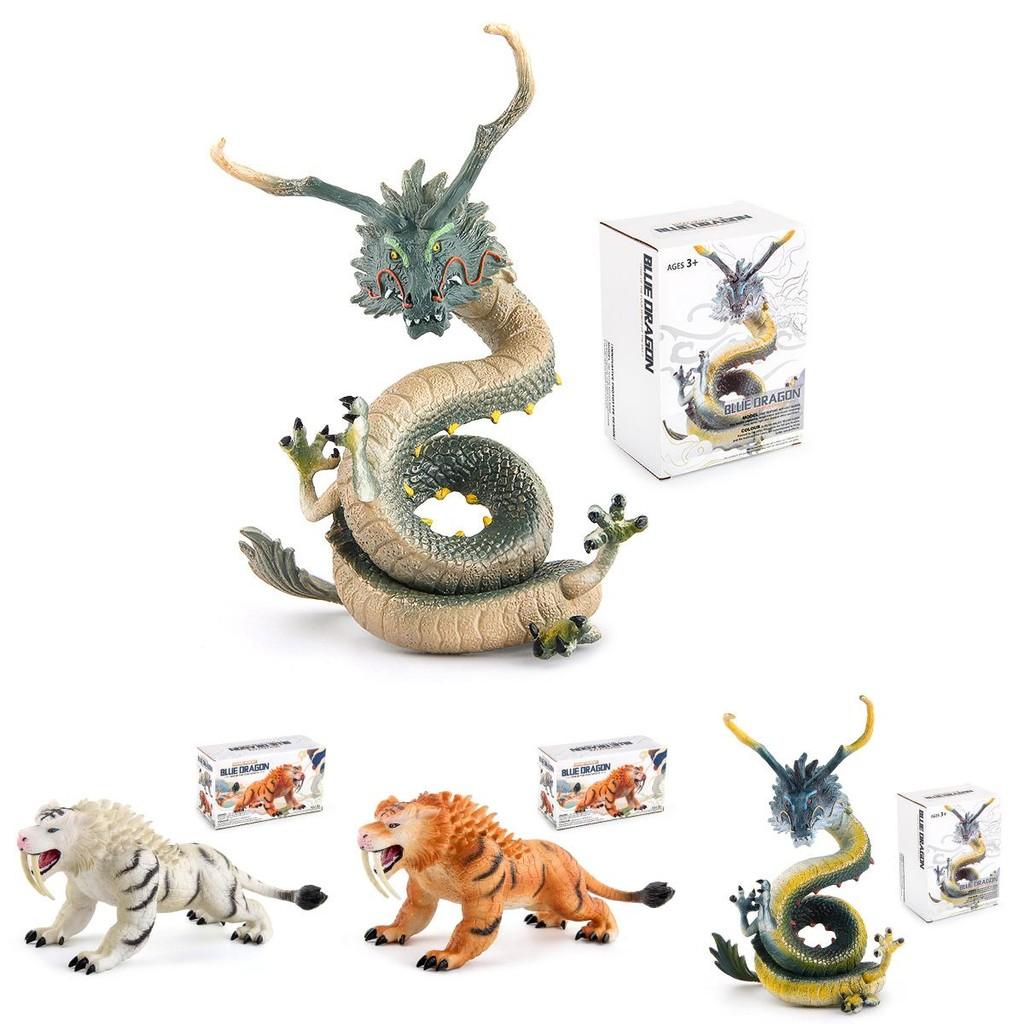 Colorful Pvc Fantasy Dragon Mythical Creature Model Toy Realistic Animal Figures