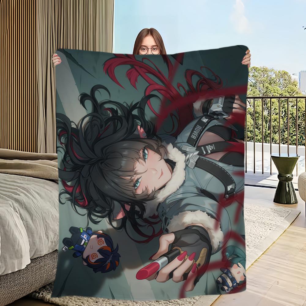 

Zenless Zone Zero Jane Doe Skicomfort Warm Soft Home Kids Lunch Blanket Suitable For Living Room Office Daily Travel Gifts 30x40in