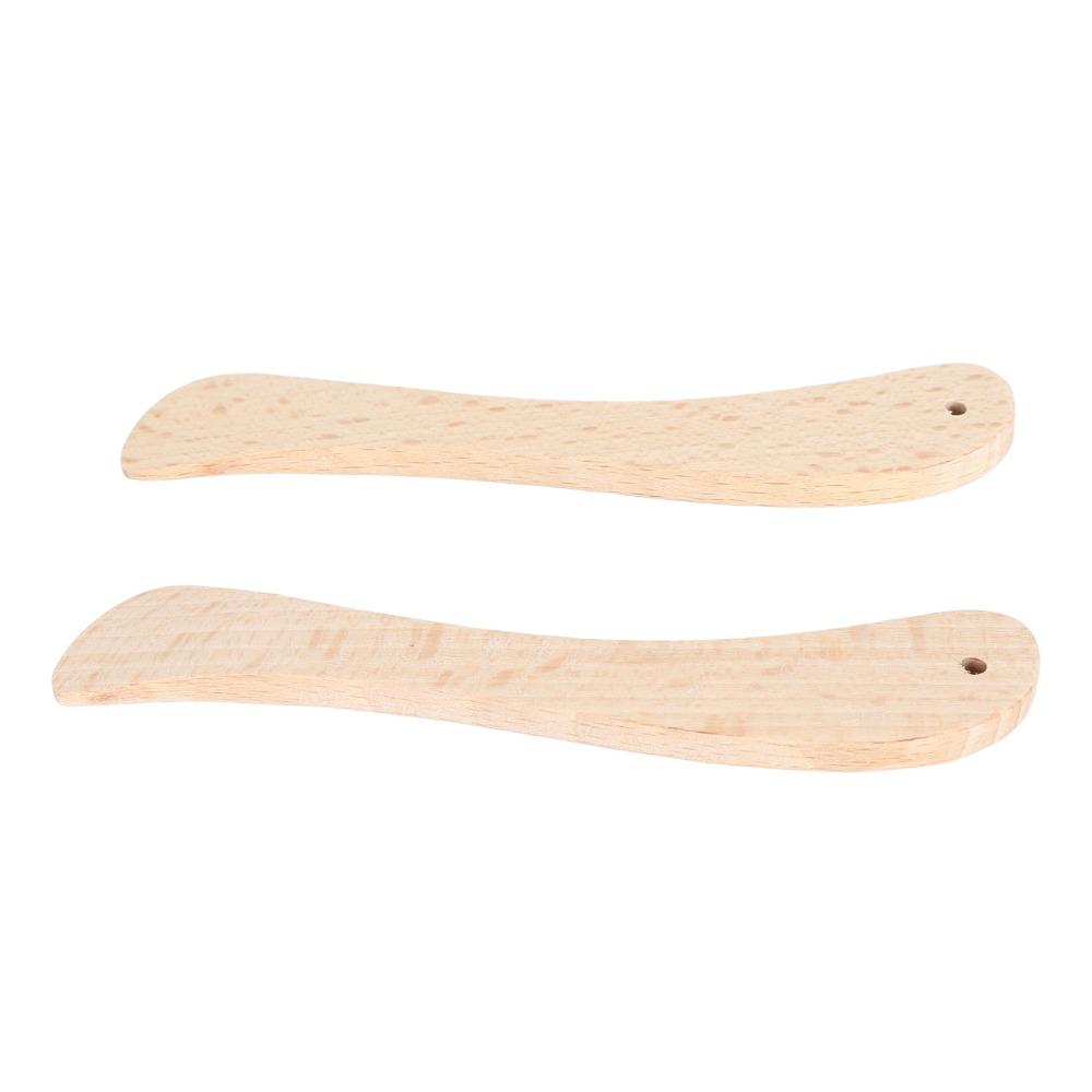 2Pcs Multi-Function Design Marker Tool Wooden Handle Paper Folder Creaser  For Quilting Work