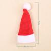 10pcs Christmas Hats Lollipop Covers Non-Woven Reusable Festive Tree Decor Party Centerpiece Table Decoration Ornaments Pendant