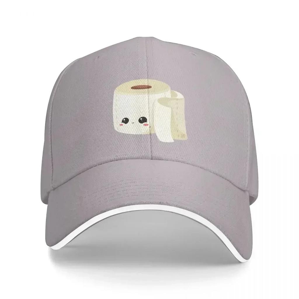 Kawaii Toilet Paper Baseball Cap western Hat Sunscreen Unisex Womens