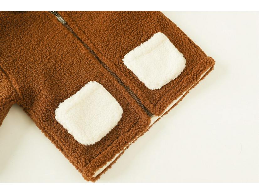 Kids' Coats: Boys & Girls Velvet Cotton Outdoor Cardigans, Autumn/Winter Collection