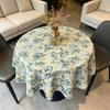 Kitchen Dining Home Ornament All Purpose Cotton Small Round Fabric Tablecloth