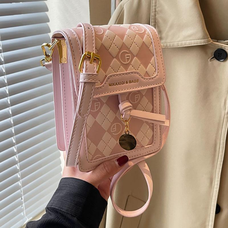 Bag Women's Mobile Phone Bag New Women's Bag Printed Messenger Bag Shoulder Bag Mini Bag