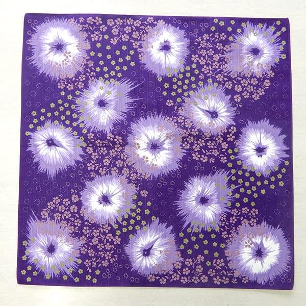 Furoshiki wrapping Set of Japanese Sturdy Shantung Woven Fabric for Wrapping Lunch and Small Perfect Gift for or Respect for the Aged Day [19-inch]