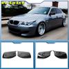 Karbon Fiber Görünümlü Siyah Dikiz Yan Ayna kapatma kapakları BMW 5 Serisi için E60 E61 E63 E64 2004-2008 520i 525i 528i 528xi 530i