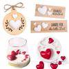 Cake Topper Mold 8 Cavity Silicone Mold Silicone Anti Stick Heart Mold Easy Demold Soft Fondant Mold Fondant Decoration