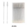 50-Piece Pack: Disposable Eyelash & Lip Brushes with Crystal Rod