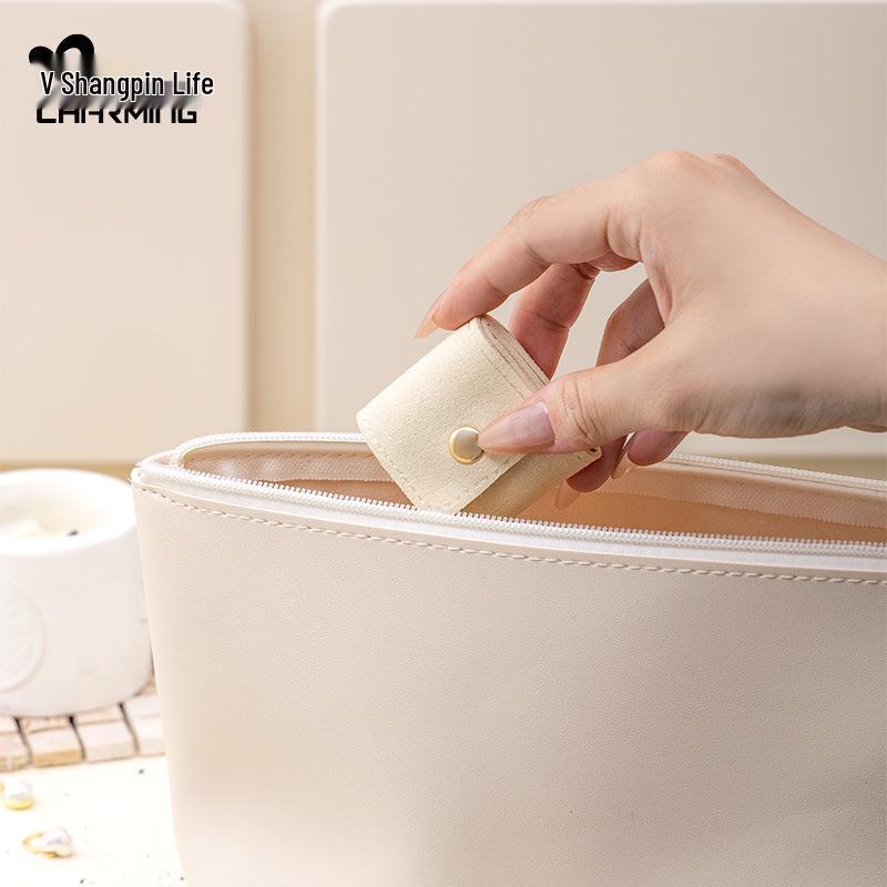 Luxury Velvet Portable Jewelry Storage Box for Stud Earrings