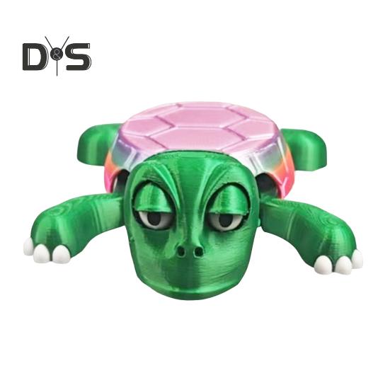 

Подставка под чай с открытыми глазами Черепаха 3D-печатный держатель для чашки с подъемными конечностями и выразительным лицом Термостойкий пластиковый коврик для стола для домашнего офиса Декор A