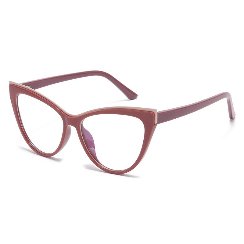 Spring Hinge Women Cat Eye Prescription Glasses For The Nearsighted Anti Blue Rays Myopia Spectacles Power 0 -0.5 -0.75 To -6.0