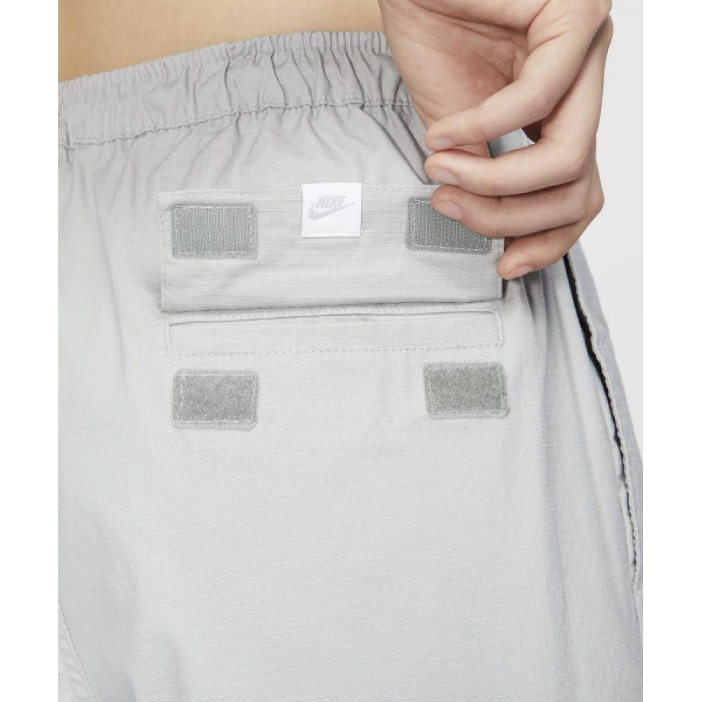 Nike SportsWear Mid Rise Cargo Kalhoty W Light Smoke Grey Black Fv7521 077
