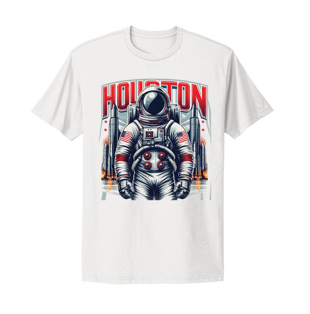 Houston Astronaut Space City Rockets Texans Astros Unisex T-Shirt Unisex T-Shirt S