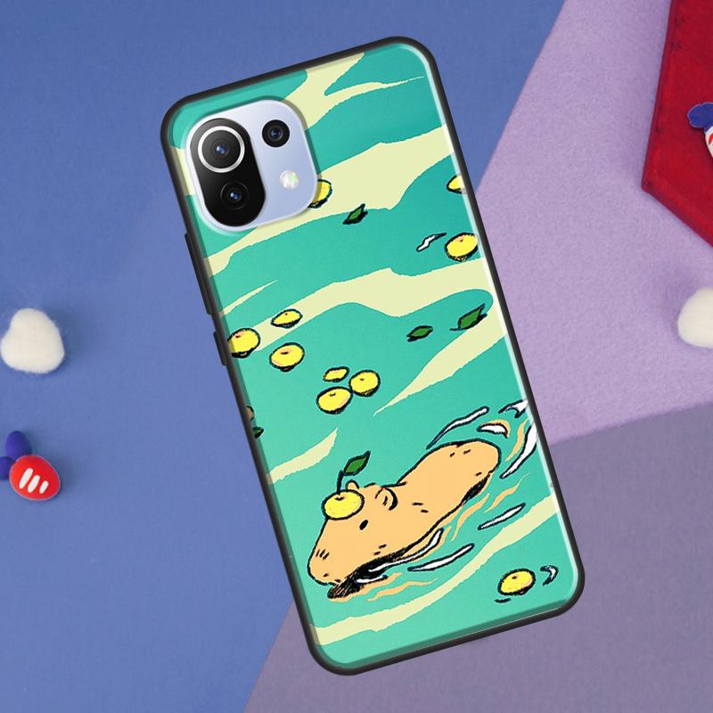 Capybara Lovely Animal Cover For Xiaomi 13 14 Ultra 11T 12T 13T 14T Pro POCO X7 Pro X3 X5 F3 F5 F6 M6 X6 Pro Case