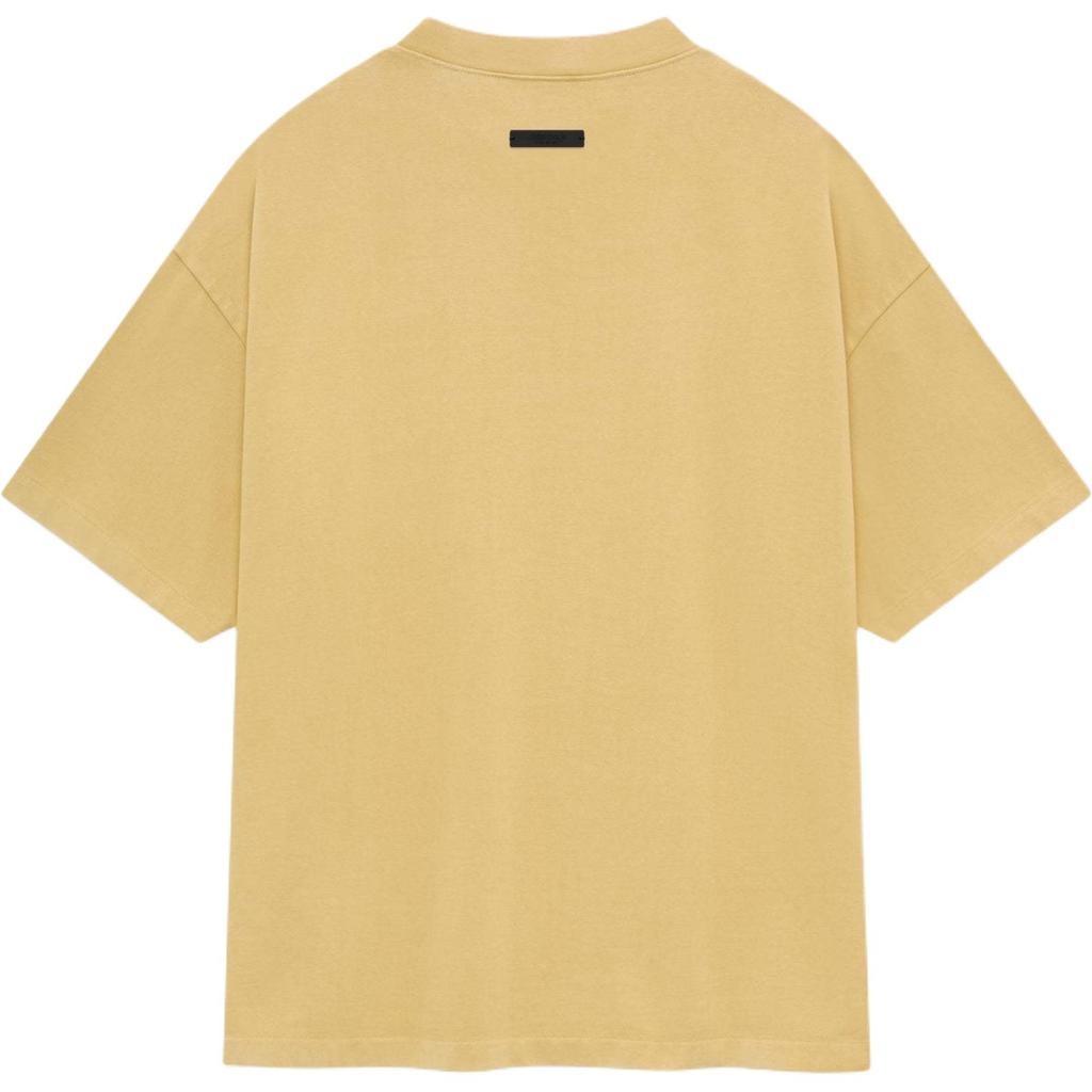 Fear of God Essentials Heavy Crewneck Tee Amber Men Tops Yellow 125BT242003F