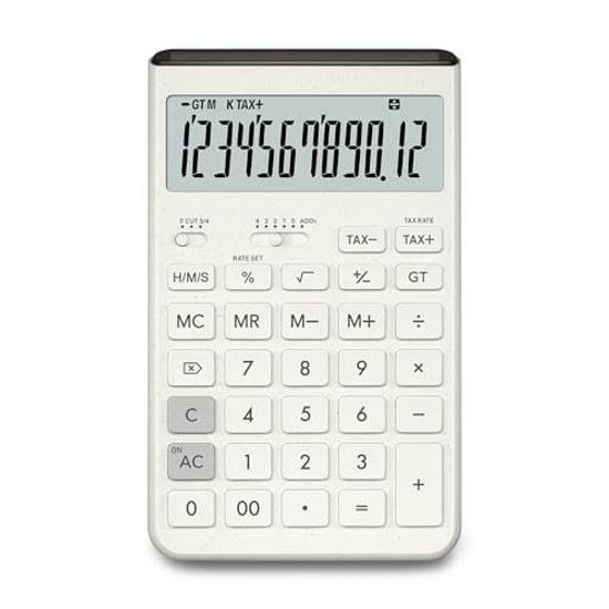 Casio Design Calculator Comfy Off White Just Type 12 Digits JT-200T-WE-N