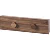 MUJI Nábytková skříňka 30 cm široká x 4 cm hluboká x 9 cm vysoká Ořech 12939634 Montáž na stěnu Magnetická, Vysoká, Dýha,